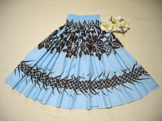 タヒチインポーツのスカート: フラダンス衣装♪パウスカート♪ハワイ直